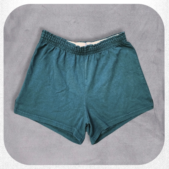 Soffe Pants - Vintage Y2K Classic Green Soffe Shorts, Women's Small